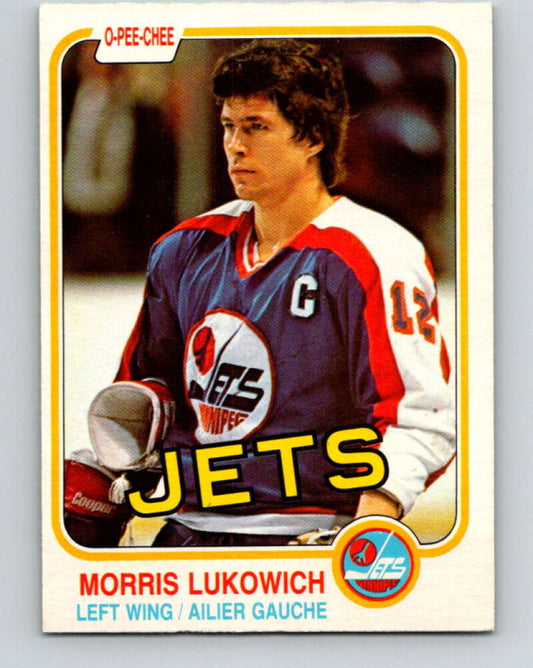 1981-82 O-Pee-Chee #370 Morris Lukowich  Winnipeg Jets  V32117