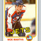 1981-82 O-Pee-Chee #373 Moe Mantha  RC Rookie Winnipeg Jets  V32140
