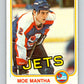 1981-82 O-Pee-Chee #373 Moe Mantha  RC Rookie Winnipeg Jets  V32143