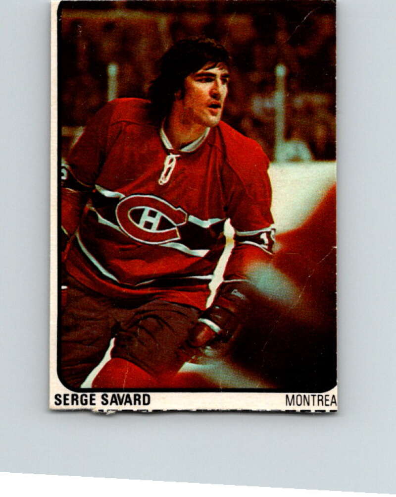 1974-75 Lipton Soup #11 Serge Savard  Montreal Canadiens  V32189