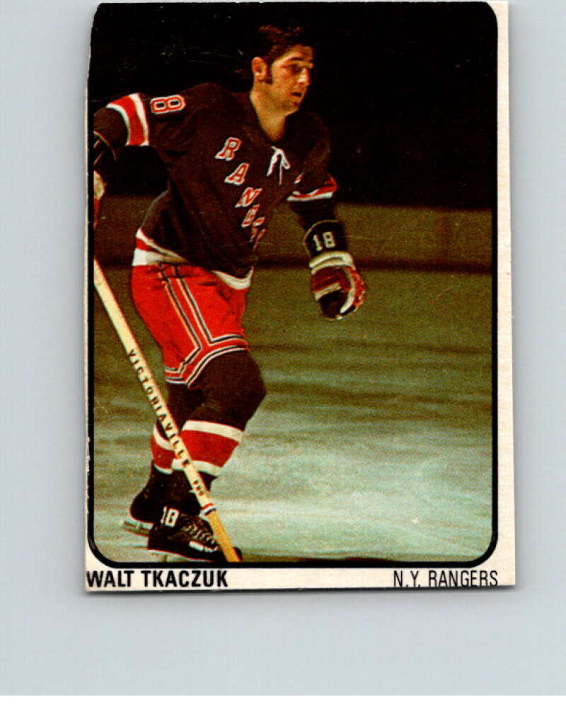 1974-75 Lipton Soup #12 Walt Tkaczuk  New York Rangers  V32191