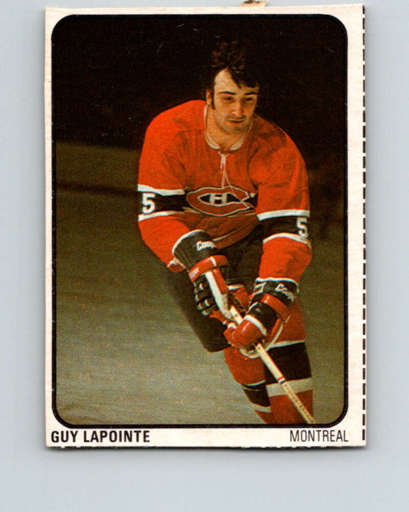 1974-75 Lipton Soup #16 Guy Lapointe  Montreal Canadiens  V32202