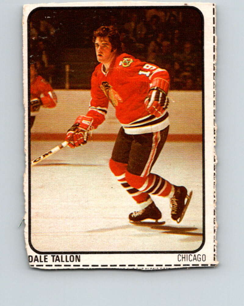 1974-75 Lipton Soup #22 Dale Tallon  Chicago Blackhawks  V32217