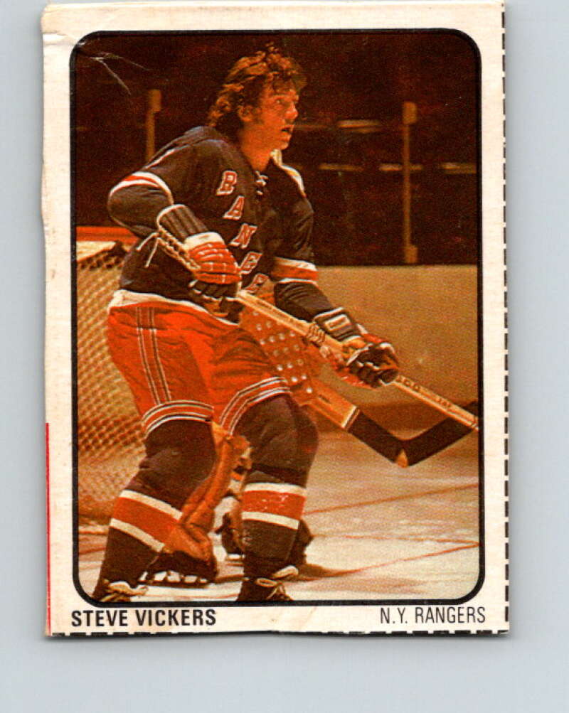 1974-75 Lipton Soup #34 Steve Vickers  New York Rangers  V32252