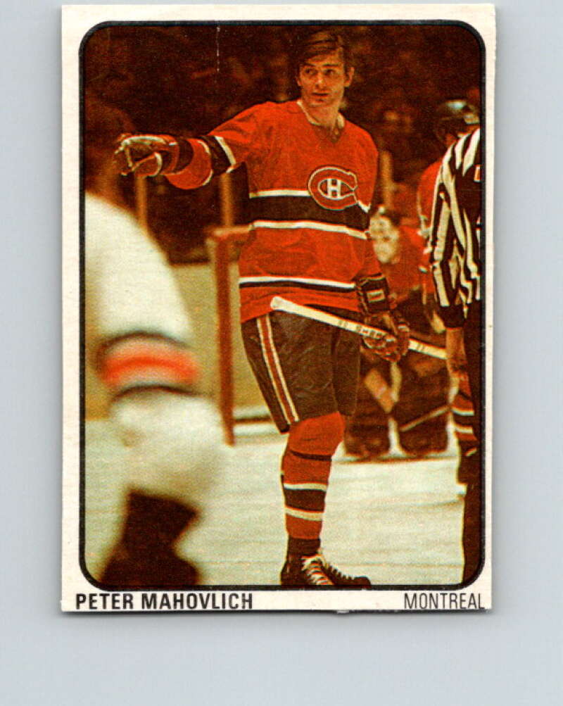 1974-75 Lipton Soup #39 Pete Mahovlich  Montreal Canadiens  V32265