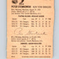 1974-75 Lipton Soup #42 Peter Stemkowski  New York Rangers  V32272