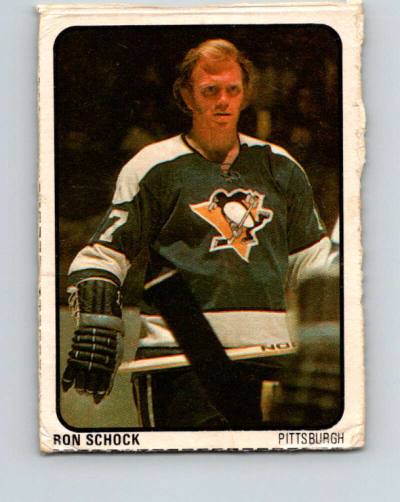 1974-75 Lipton Soup #43 Ron Schock  Pittsburgh Penguins  V32275