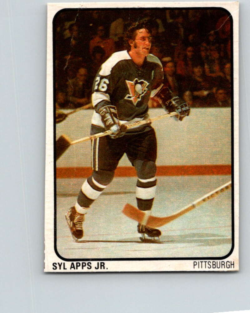 1974-75 Lipton Soup #49 Syl Apps Jr.  Pittsburgh Penguins  V32290