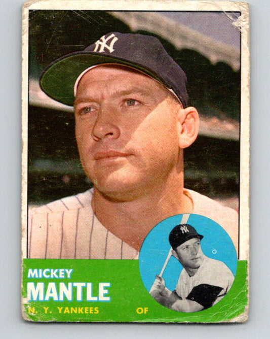 1963 Topps #200 Mickey Mantle  New York Yankees  V32295