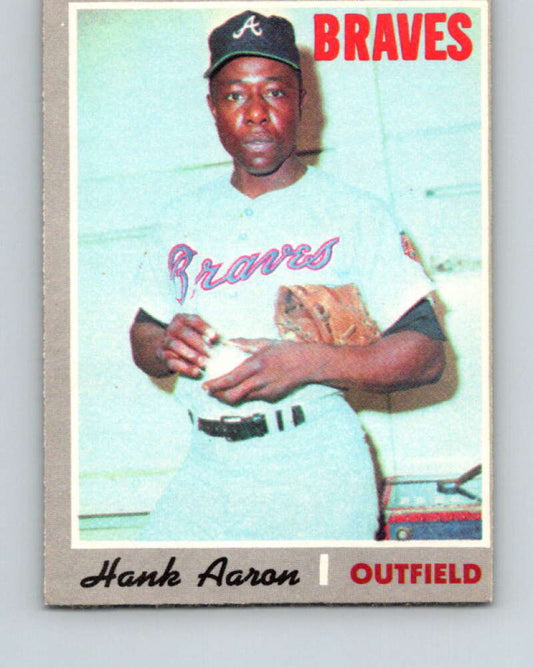 1970 Topps #500 Hank Aaron  Atlanta Braves  V32299