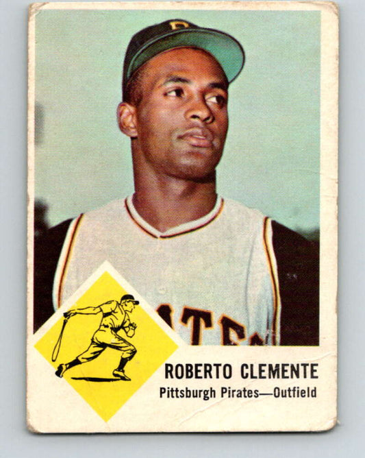 1963 Fleer #56 Roberto Clemente  Pittsburgh Pirates  V32303