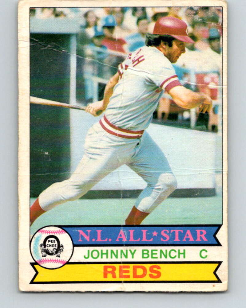1979 O-Pee-Chee #101 Johnny Bench DP  Cincinnati Reds  V32322