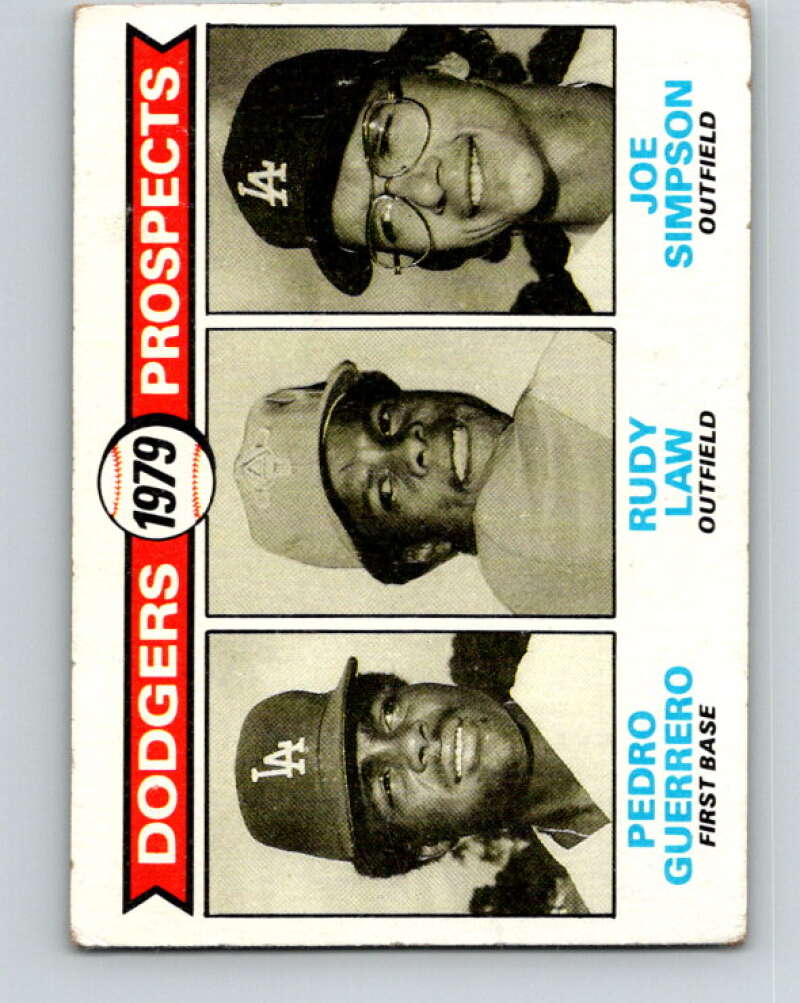 1979 Topps #719 Guerrero/Law/Simpson RC Rookie  V32336