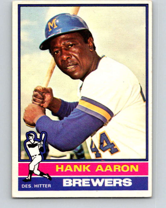 1976 O-Pee-Chee #550 Hank Aaron  Milwaukee Brewers  V32339