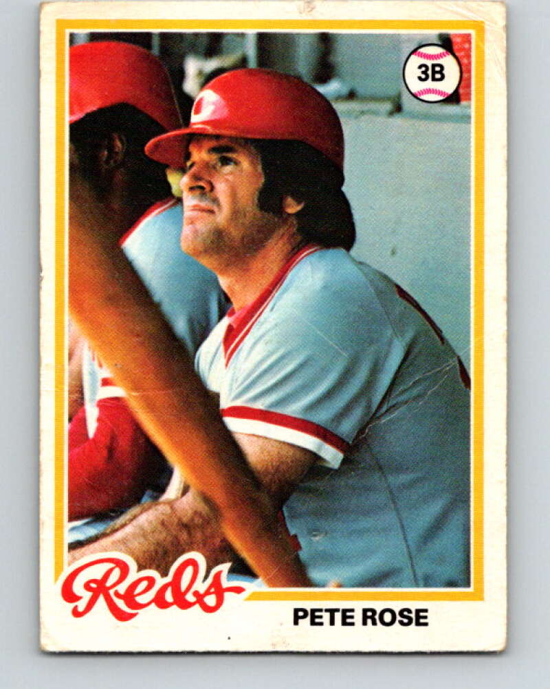 1978 O-Pee-Chee #100 Pete Rose DP  Cincinnati Reds  V32351
