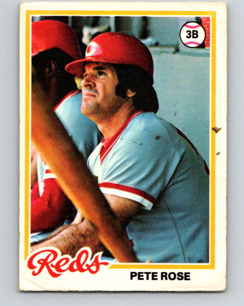 1978 O-Pee-Chee #100 Pete Rose DP  Cincinnati Reds  V32352