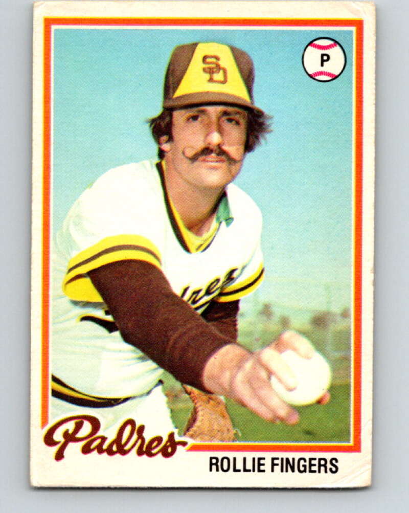 1978 O-Pee-Chee #201 Rollie Fingers  San Diego Padres  V32378