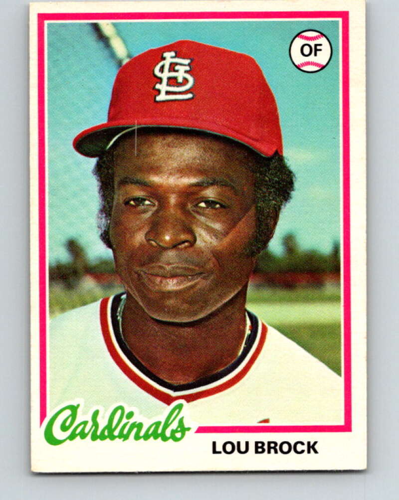1978 O-Pee-Chee #204 Lou Brock  St. Louis Cardinals  V32380