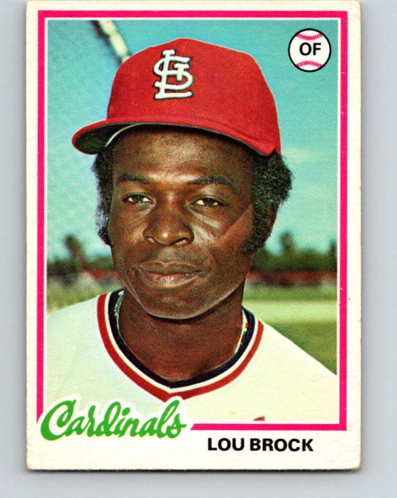 1978 O-Pee-Chee #204 Lou Brock  St. Louis Cardinals  V32381