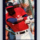 1990 Promo Card #NNO Michael Jordan Batting Baseball PROMO V32396