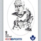 1986-87 NHL Kraft Drawings Russ Cortnall Maple Leafs  V32442
