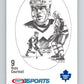 1986-87 NHL Kraft Drawings Russ Cortnall Maple Leafs  V32443