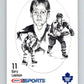 1986-87 NHL Kraft Drawings Garry Leeman Maple Leafs  V32446