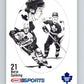 1986-87 NHL Kraft Drawings Borje Salming Maple Leafs  V32454