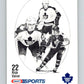 1986-87 NHL Kraft Drawings Rick Vaive Maple Leafs V32455