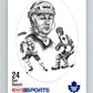 1986-87 NHL Kraft Drawings Dan Daoust Maple Leafs  V32458