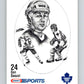 1986-87 NHL Kraft Drawings Dan Daoust Maple Leafs  V32459