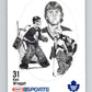 1986-87 NHL Kraft Drawings Ken Wreggett Maple Leafs  V32462
