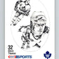 1986-87 NHL Kraft Drawings Steve Thomas Maple Leafs V32463