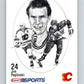 1986-87 NHL Kraft Drawings Jim Peplinski Flames V32481