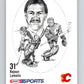 1986-87 NHL Kraft Drawings Rejean Lemelin Flames  V32485
