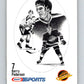 1986-87 NHL Kraft Drawings Barry Pederson Canucks  V32491