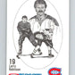 1986-87 NHL Kraft Drawings Larry Robinson Canadiens  V32510