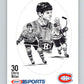 1986-87 NHL Kraft Drawings Chris Nilan Canadiens  V32522
