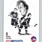 1986-87 NHL Kraft Drawings Randy Caryle Jets  V32530