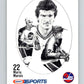 1986-87 NHL Kraft Drawings Mario Marios Jets  V32546