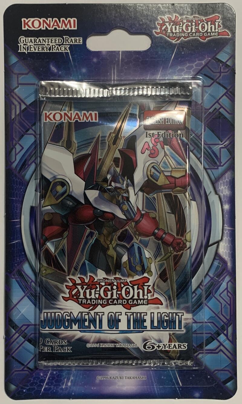 Yu-Gi-Oh! Judgment of the Light Booster Sealed Card Game Pack - English Edition