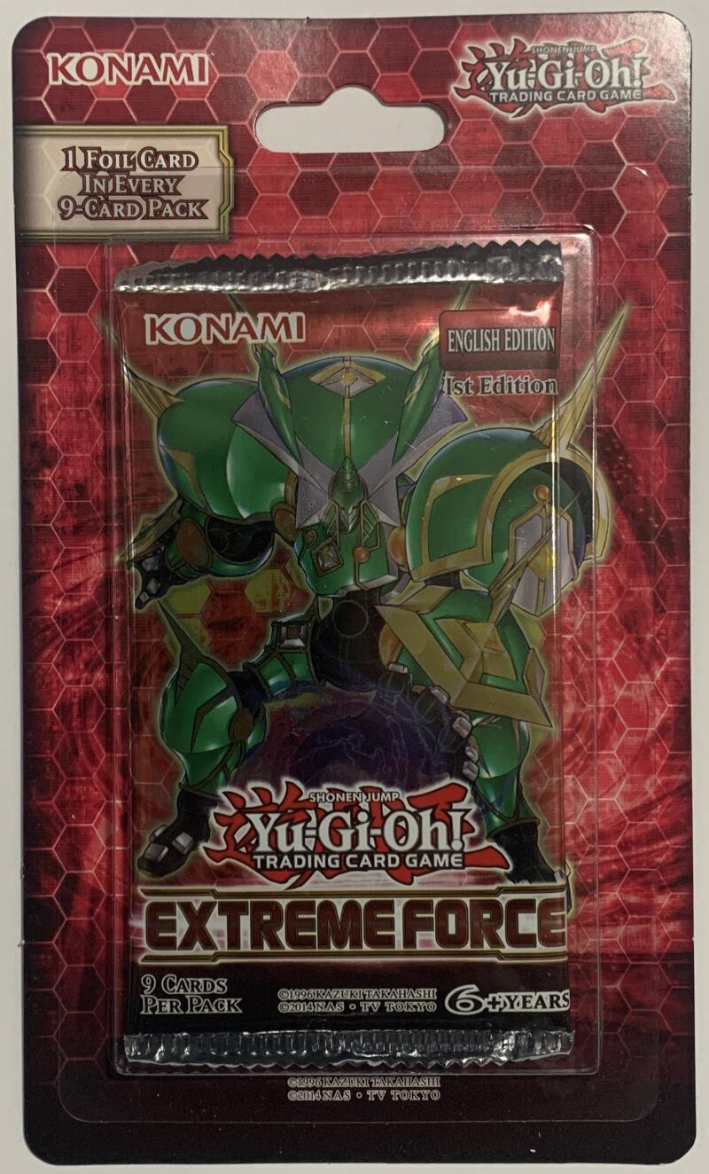 Yu-Gi-Oh! Extreme Forces Booster Sealed Card Game Pack - English Edition