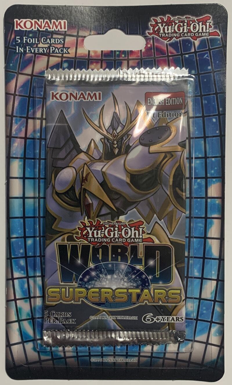Yu-Gi-Oh! World Superstars Booster Sealed Card Game Pack - English Edition