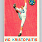 1959 Topps CFL Football #69 Vic Kristopaitis, Toronto Argonauts  V32662