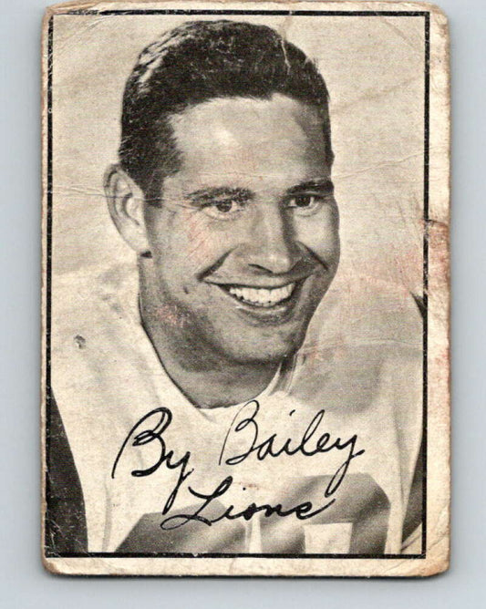 1961 Topps CFL Football #1 By Bailey, Vancouver Lions  V32698