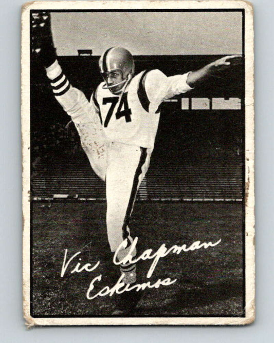 1961 Topps CFL Football #31 Vic Chapman, Edmonton Eskimos  V32704
