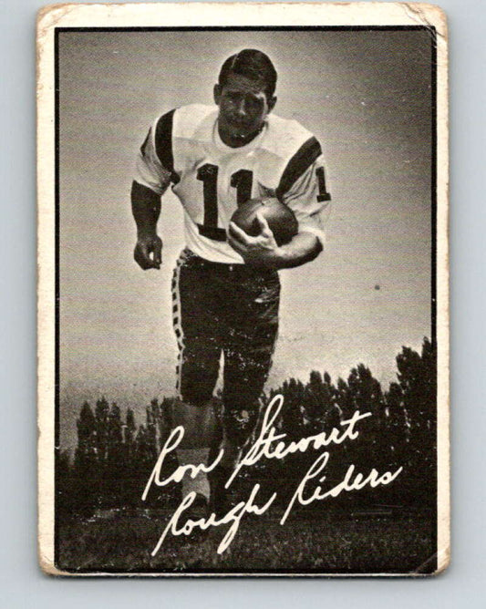 1961 Topps CFL Football #85 Ron Stewart, Ottawa Rough Riders  V32714