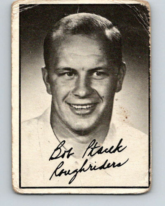 1961 Topps CFL Football #99 Bob Ptacek, Sask. Roughriders  V32720