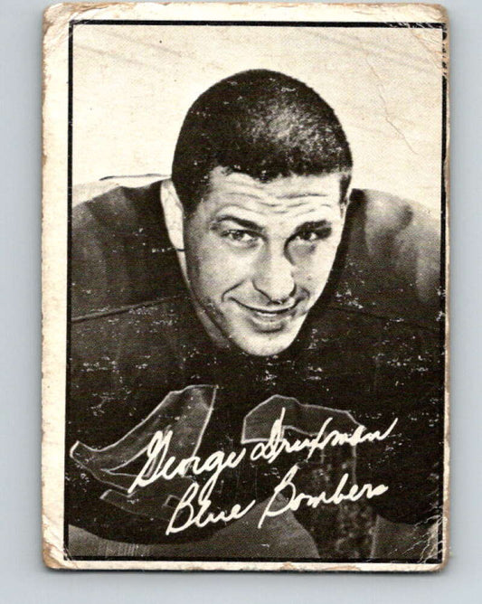 1961 Topps CFL Football #120 George Druxman, Winnipeg Blue Bombers  V32725