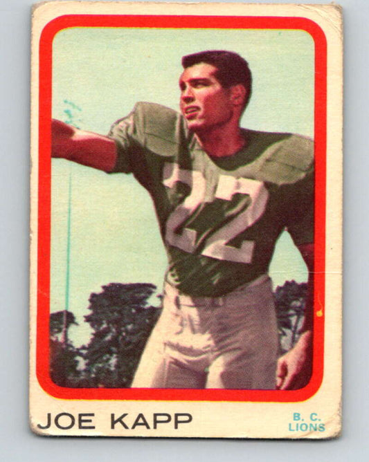 1963 Topps CFL Football #3 Joe Kapp, B.C. Lions  V32729